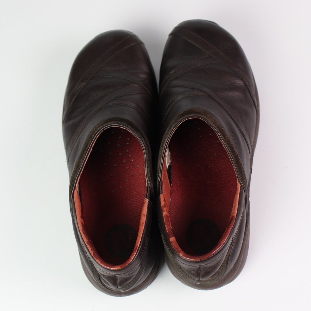 Merrell Primo Patch Bug Brown Leather Loafer Clog - image 6